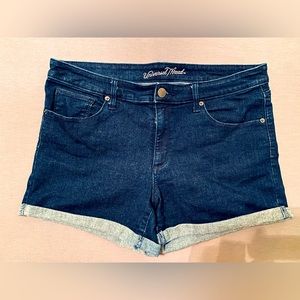 Universal Threads Dark Blue Denim Shorts